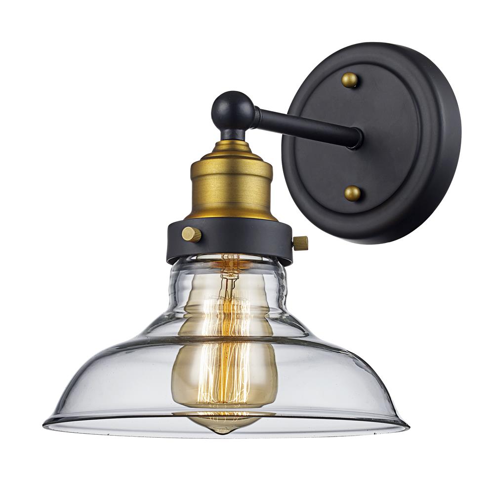 Trans Globe Lighting 70821 ROB Jackson 8" Indoor Rubbed Oil Bronze Industrial Wall Sconce